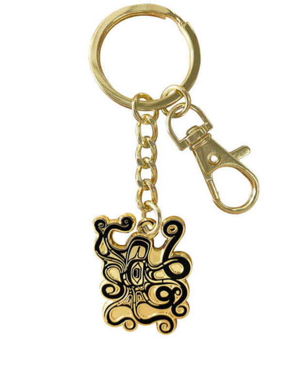 Enamel Keychain - Octopus (Nuu) by Ernest Swanson