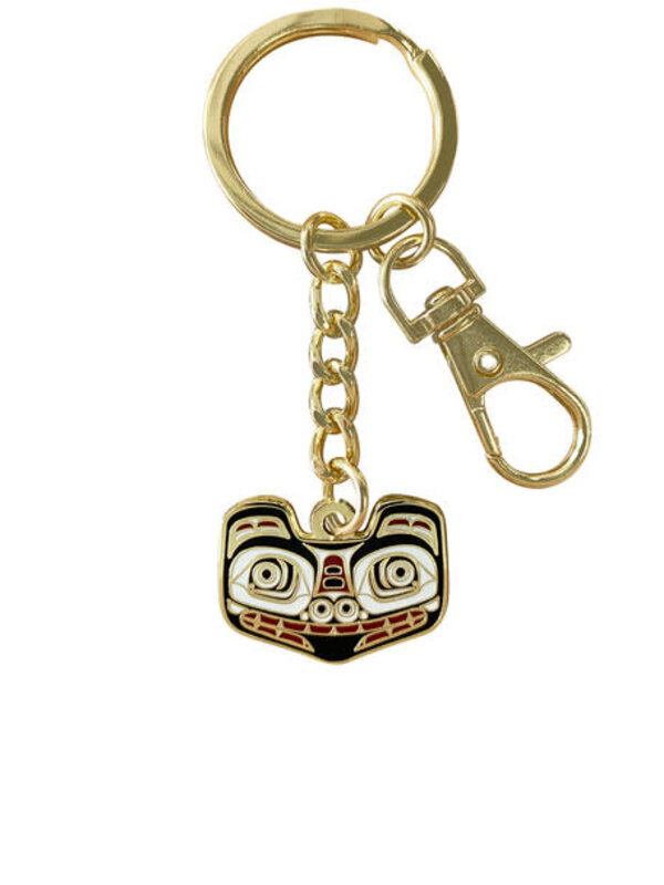 Enamel Keychain - Matriarch Bear by Morgan Asoyuf