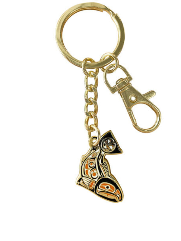 Enamel Keychain - Sockeye Salmon by Paul Windsor