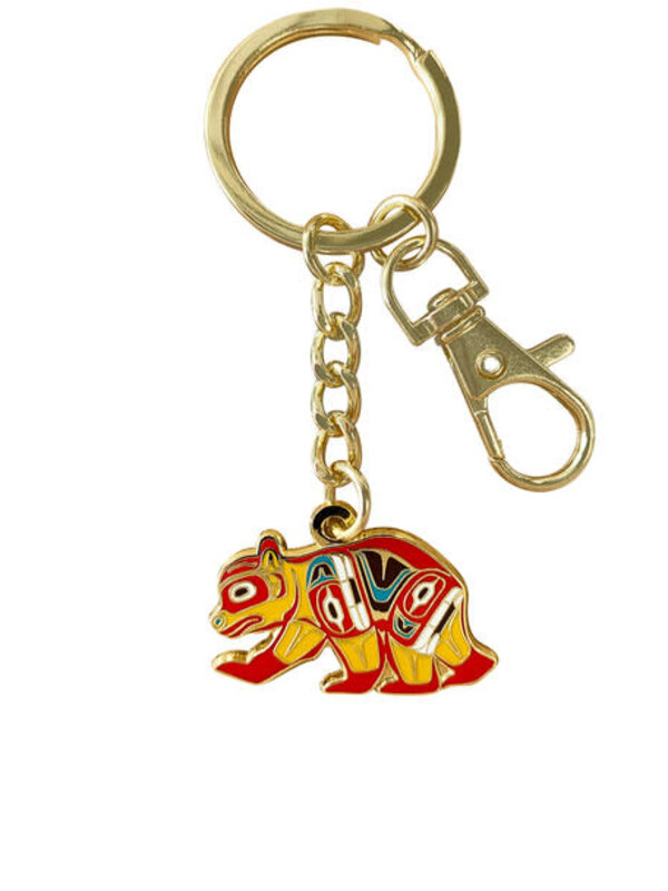 Enamel Keychain - Bear by Ben Houstie