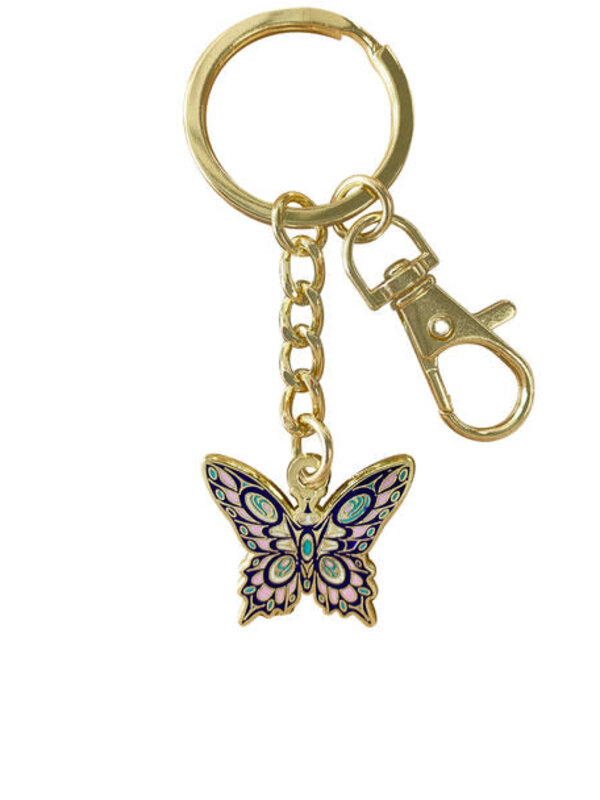 Enamel Keychain - Butterfly by Joe Wilson-Sxwaset