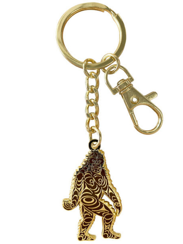 Enamel Keychain - Sasquatch by Francis Horne Sr.