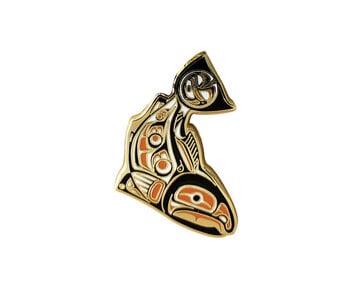 Enamel Pin - Sockeye Salmon by Paul Windsor