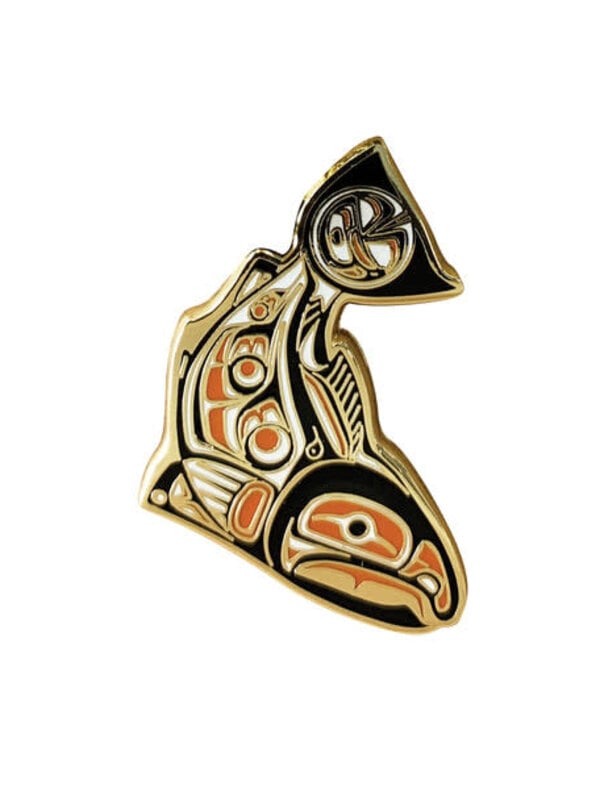 Enamel Pin - Sockeye Salmon by Paul Windsor