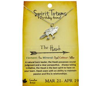 Spirit Totems Mar 21-Apr. 19 -The Hawk by Roxanne Dick