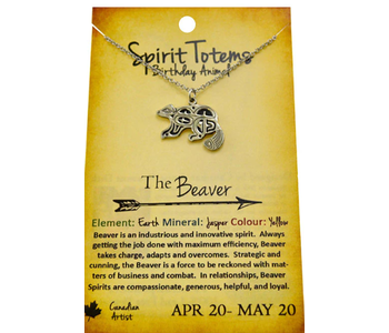 Totem Spirits Apr 20-May 20 -Beaver by Roxanne Dick