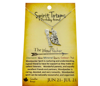Totem Spirits Jun 21-July 21- The Wood Pecker by Roxanne Dick