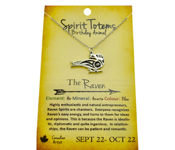 Spirit Totems Sept 22-Oct 22 -The Raven By Roxanne Dick
