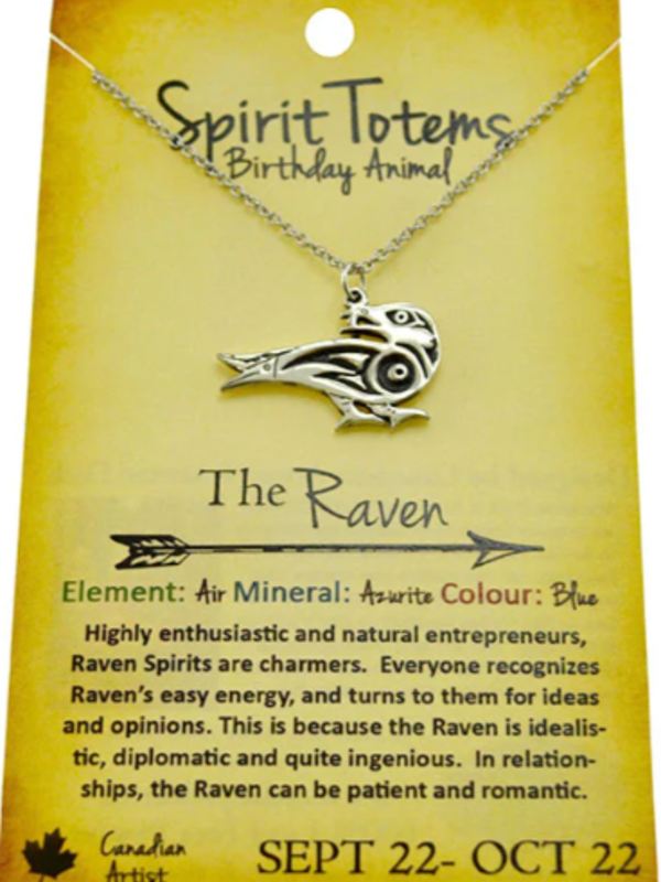 Spirit Totems Sept 22-Oct 22 -The Raven By Roxanne Dick