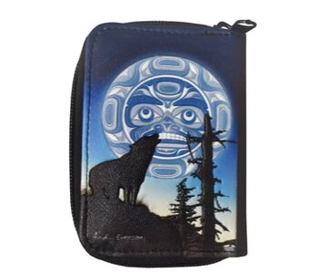Zippered coin purse  Haze by Andy everson