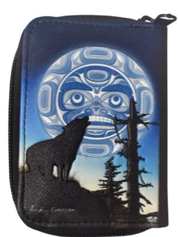 Zippered coin purse  Haze by Andy everson