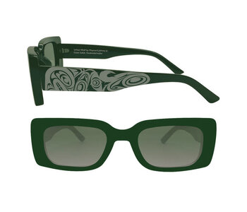 Rectangular Sunglasses - Urban Wolf by Maynard Johnny Jr.