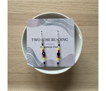 1.5" Beaded Drop Earrings by Jenn Carman