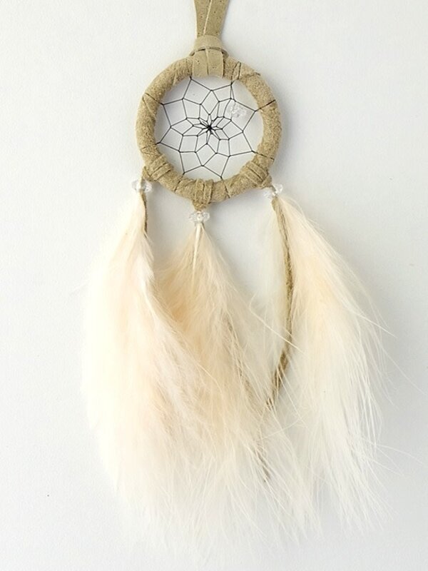 1.5" Tan Dream Catcher