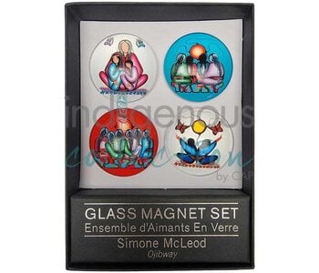 Glass Magnet Set  by Simone McLeod