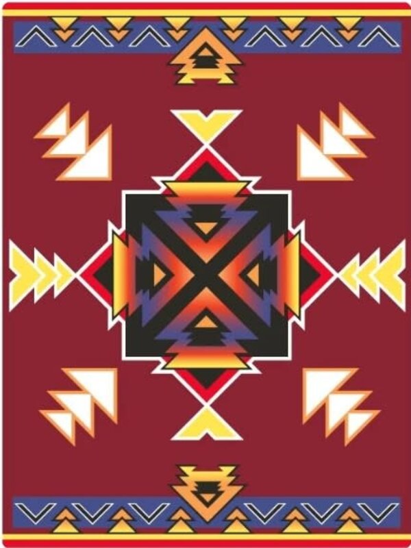 Premium Fleece Blanket Hogan Maroon