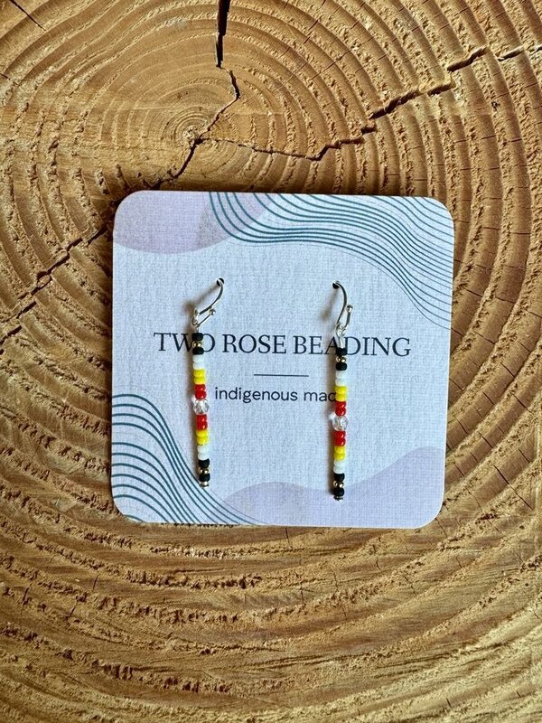 1.5" Beaded Drop Earrings by Jenn Carman