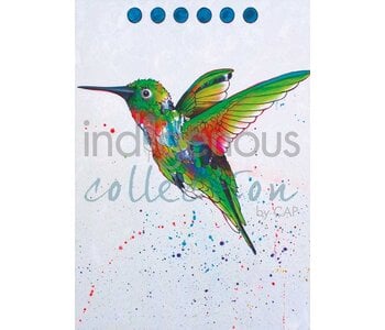 18"x12" Art Plaque Hummingbird by Micqeala Jones