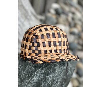 Hand Woven Cedar Ball Cap by Roberta Malloway