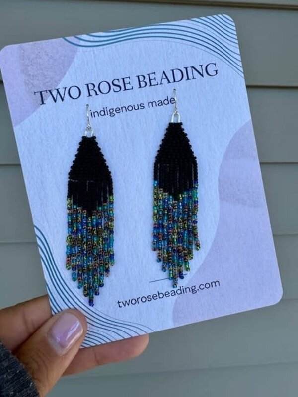 Large Beaded Earrings by Jenn Carman