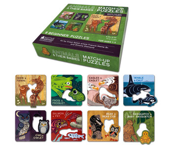 Match-up Puzzles - Animals & Their Babies