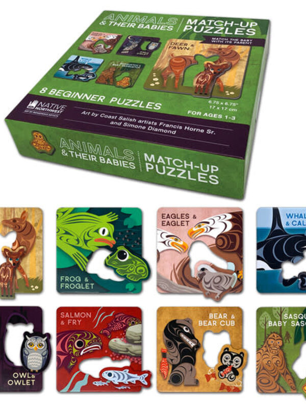 Match-up Puzzles - Animals & Their Babies