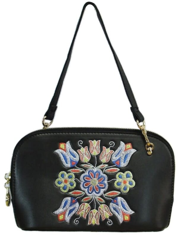 Convertible Crossbody Bag Silver Threads by Deb Malcolm