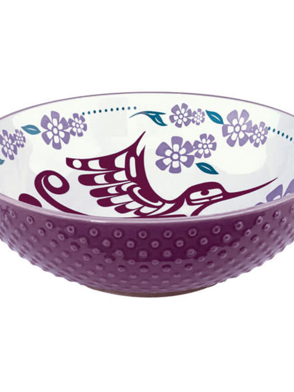 Large Porcelain Art Bowl Hummingbird Francis Dick