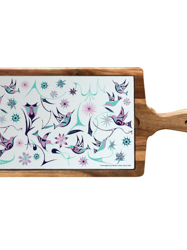 Serving Board - Hummingbirds by Nikki LaRock