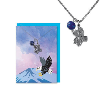 Healing Necklace - Spoqes (Eagle) by Terry Horne
