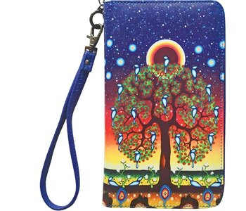 Travel Wallet Tree of Life by James Jacko