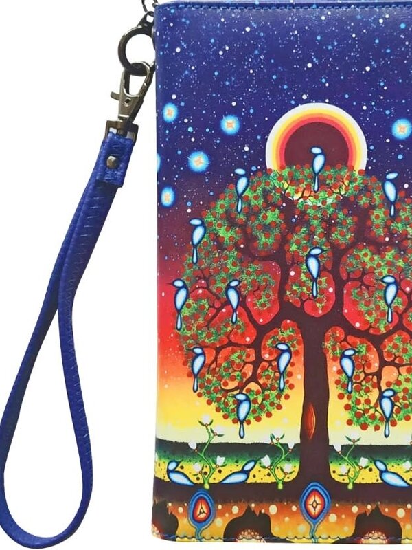 Travel Wallet Tree of Life by James Jacko