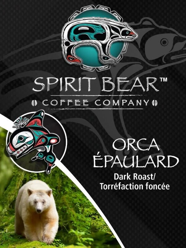 Spirit Bear Orca Dark Roast Home Drip Ground Coffee 400 g.