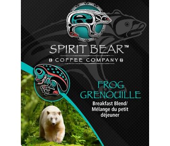 Spirit Bear Coffee Ground 400 g. Frog Breakfast Blend Roast