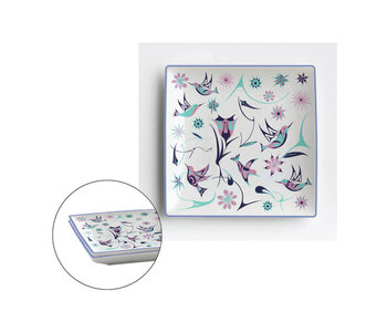 Appetizer Plates (Set of 2) - Hummingbirds by Nicole LaRock
