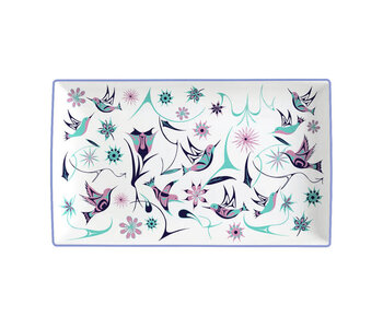 Rectangular Platter - Hummingbirds by Nicole LaRock