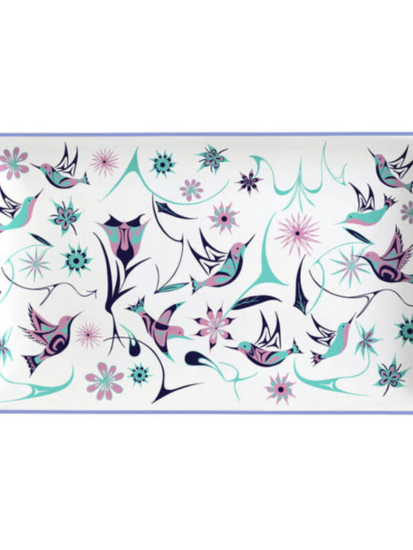 Rectangular Platter - Hummingbirds by Nicole LaRock