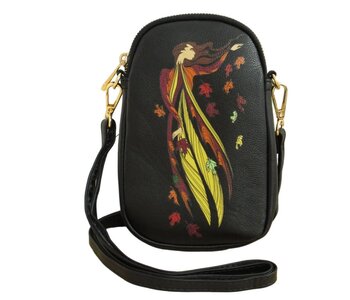 Phone Bag Leaf Dancer by Maxine Noel