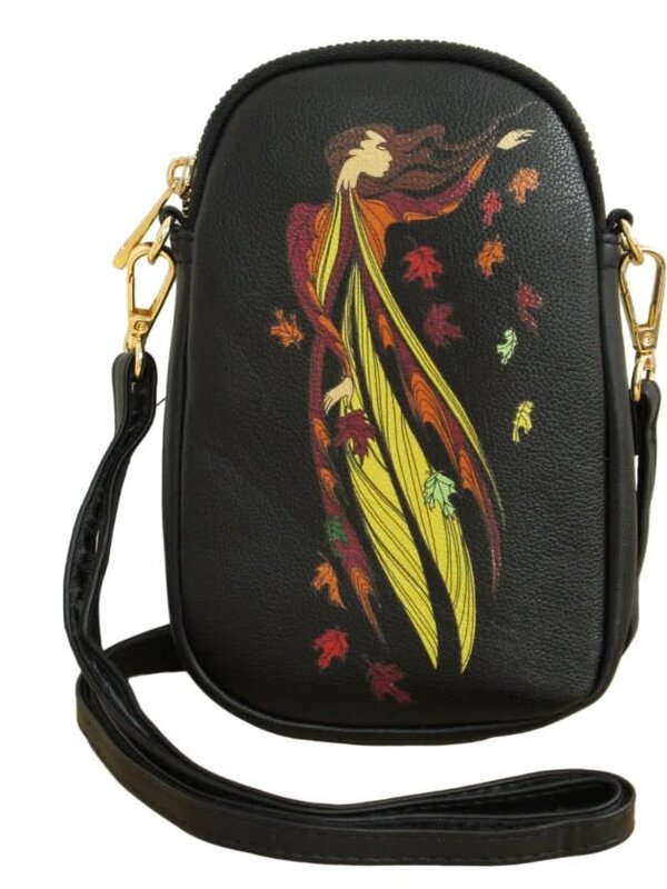 Phone Bag Leaf Dancer by Maxine Noel
