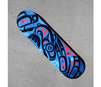 Size 8.0 Skateboard Deck - Sockeye Run design by Crystal Worl