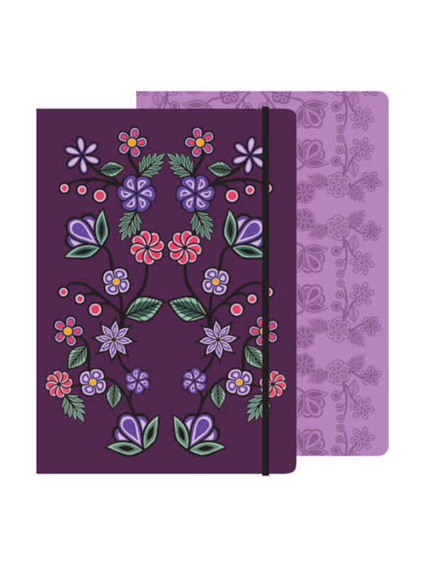 Journals 5.8" x 8.25"  Ojibway Florals by Storm Angeconeb