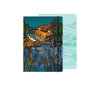 Journals 5.8" x 8.25" All My Relatives (Indinawemaaganidag) by Storm Angeconeb