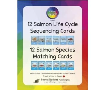 Strong Learners Memory Matching and Life Cycle Cards: Salmon