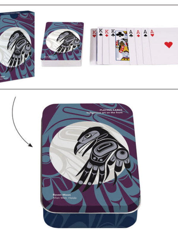 Playing Cards - Raven Moon by Allan Weir