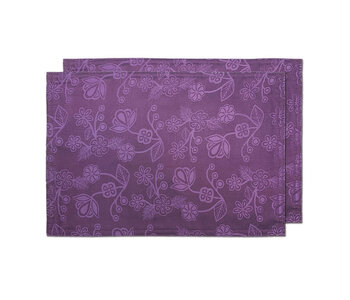 Woven Placemats (Set of 2) - Ojibwe Florals by Storm Angeconeb