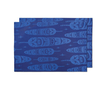 Woven Placemats (Set of 2) - Feather by Simone Diamond