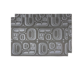 Woven Placemats (Set of 2) - Formline by Ernest Swanson