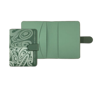 Passport Holder - Urban Wolf by Maynard Johnny Jr