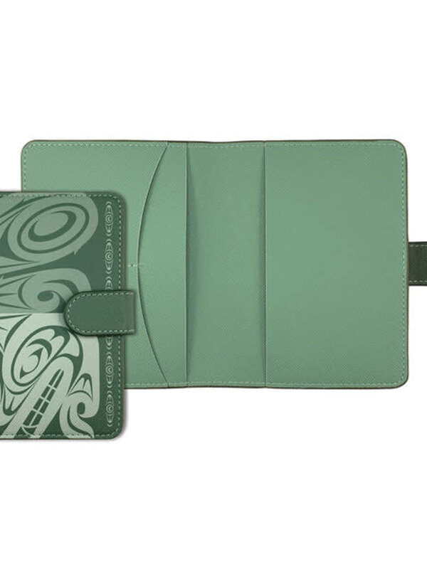 Passport Holder - Urban Wolf by Maynard Johnny Jr