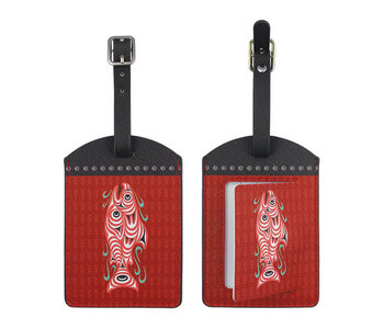 Luggage Tag - Coho Salmon by Joe Wilson-Sxwaset